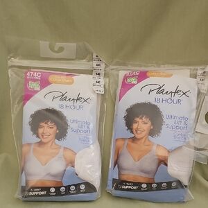 Playtex 18 Hour Cotton Stretch Bra - White